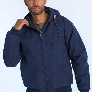 🔴NEW TAGS ON🔴 Men's Navy Blue Hooded Bomber Jacket